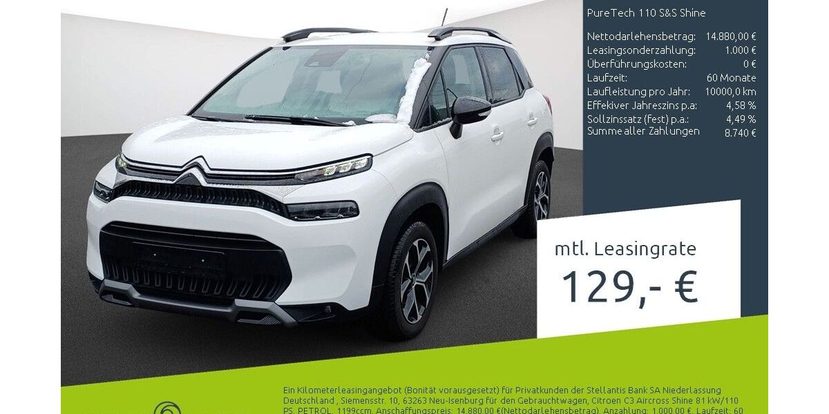 Citroen C3 Aircross 15.758 km 14.949 &euro; Bocholt 46395