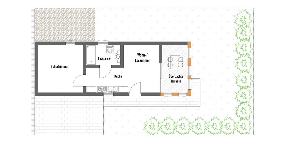 Einfamilienhaus Xanten - 2 Zimmer, 40 m&sup2;, 69.000&euro; | Angebot:27112365