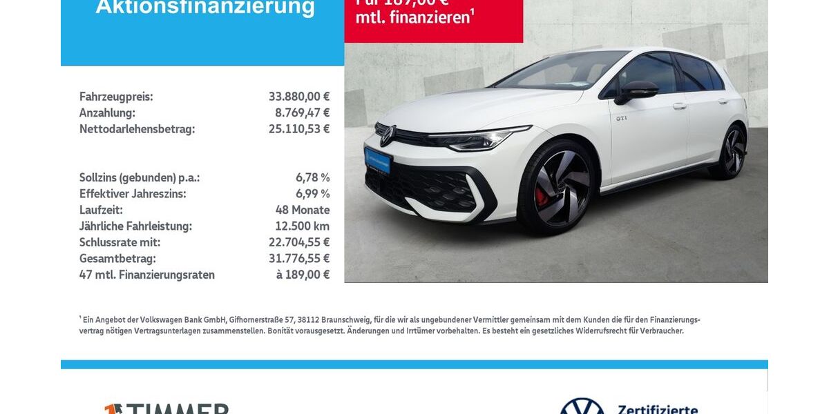 VW Golf 25.999 km 33.880 &euro; Borken 46325