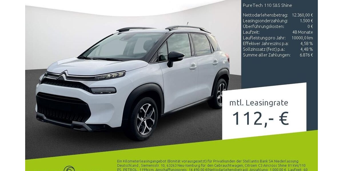 Citroen C3 Aircross 23.331 km 12.860 &euro; Bocholt 46395