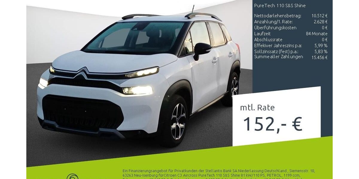 Citroen C3 Aircross 17.400 km 13.140 &euro; Bocholt 46395