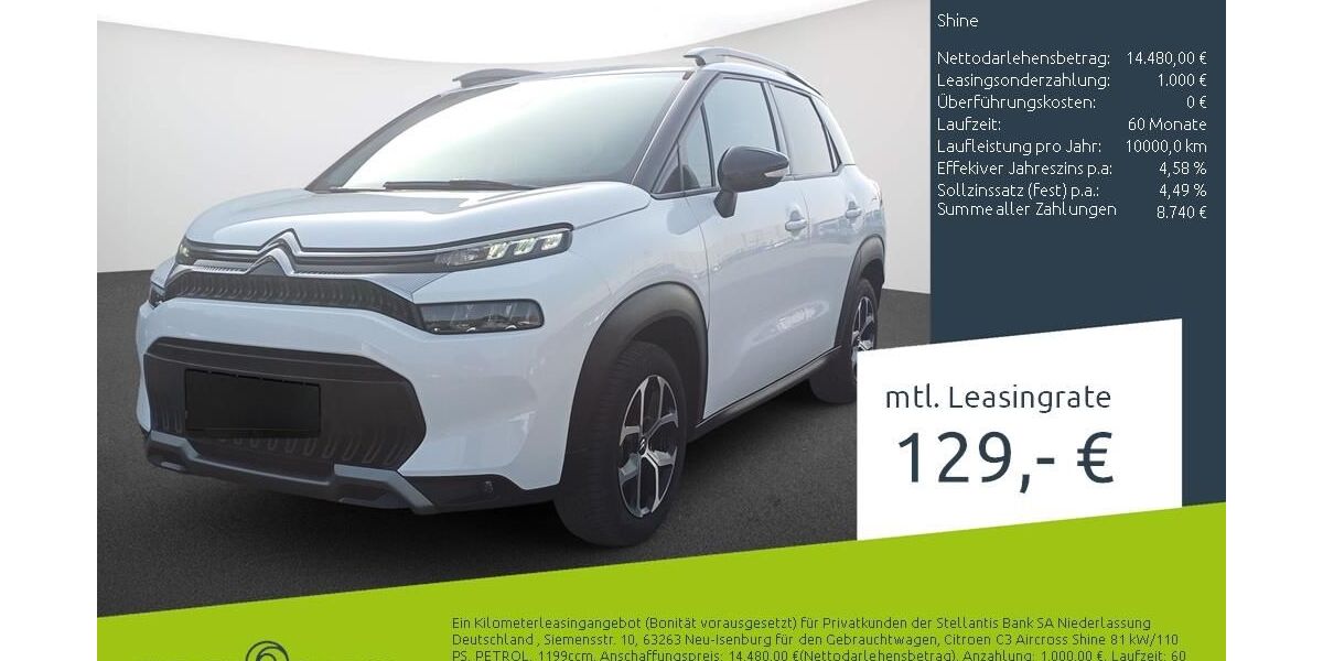 Citroen C3 Aircross 18.535 km 14.989 &euro; Borken 46325