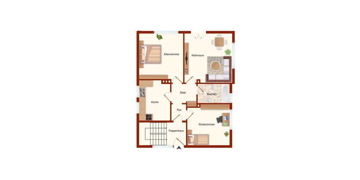 Provisionsfrei* Neu! Geräumiges, solides 2-FH mit Keller in Top Lage !!! - Zweifamilienhaus Wesel Obrighoven-Lackhausen | Angebot:25566115