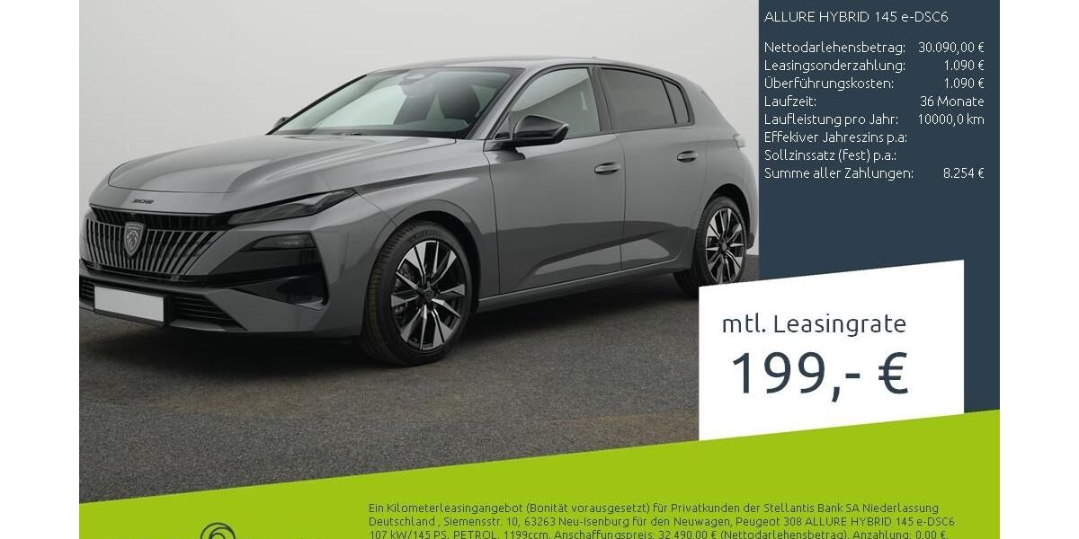 Peugeot 308 1.500 km 29.899 &euro; Borken 46325