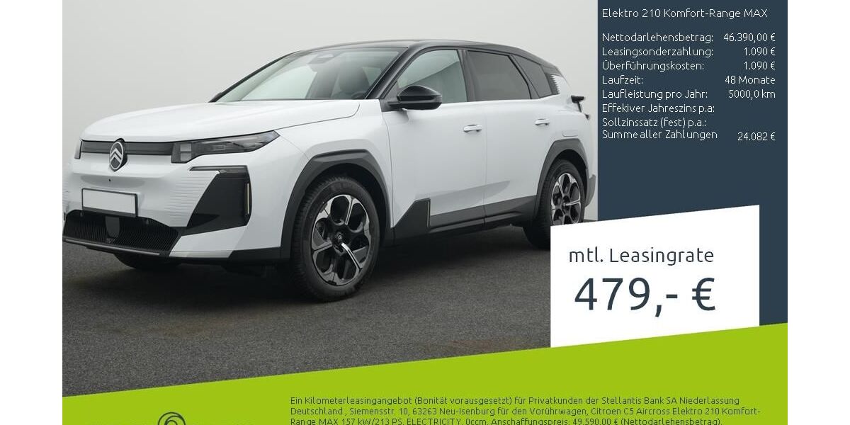 Citroen C5 Aircross 1.500 km 43.390 &euro; Bocholt 46395