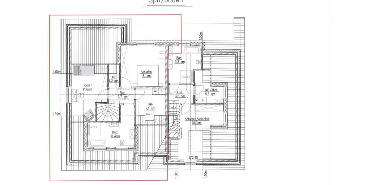 Maisonettenwohnung Velen - 4 Zimmer, 125 m&sup2;, 1.370&euro; | Angebot:25235970