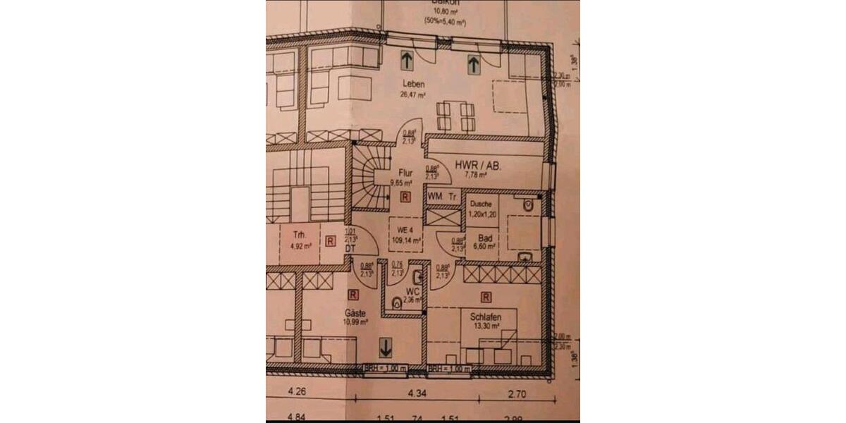 Etagenwohnung Vreden - 3 Zimmer, 85 m&sup2;, 800&euro; | Angebot:25852006