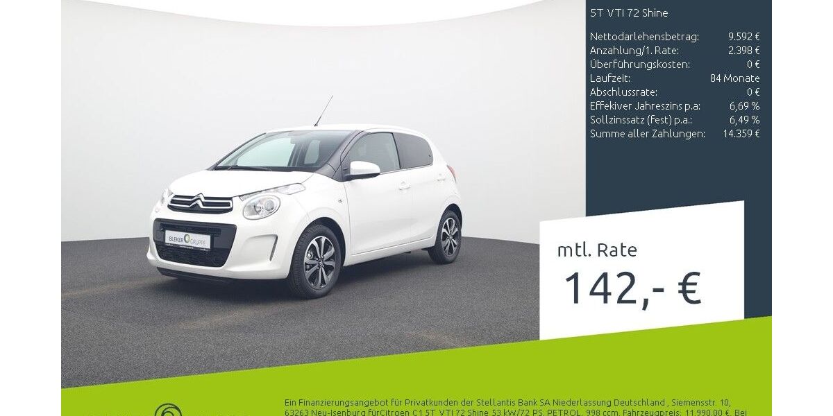 Citroen C1 31.671 km 11.580 &euro; Bocholt 46395
