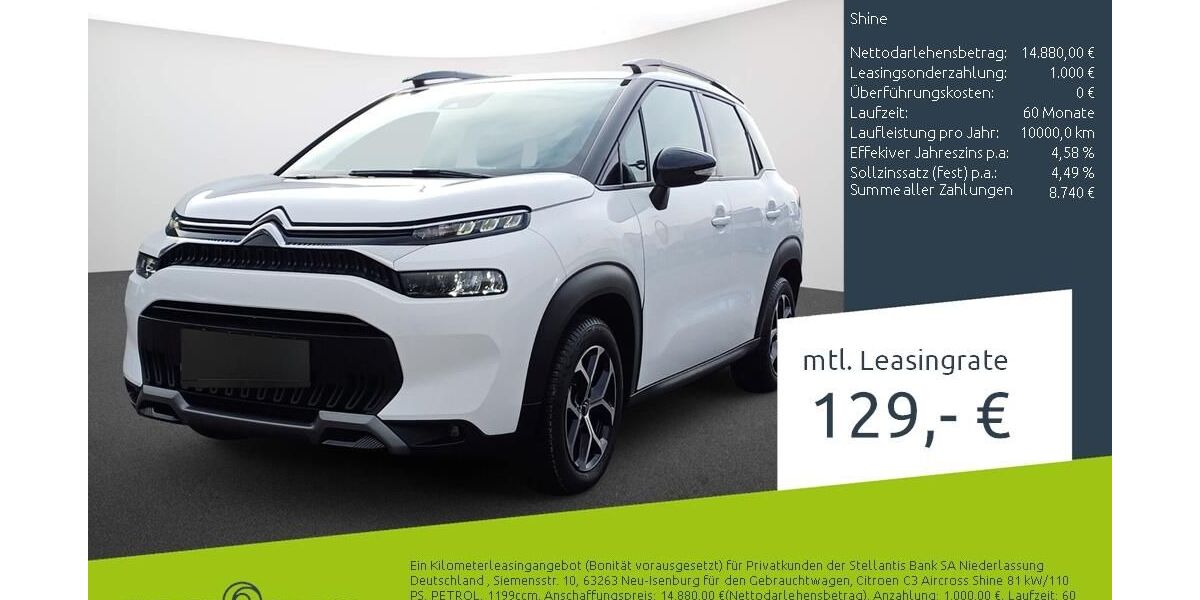 Citroen C3 Aircross 13.947 km 14.999 &euro; Borken 46325