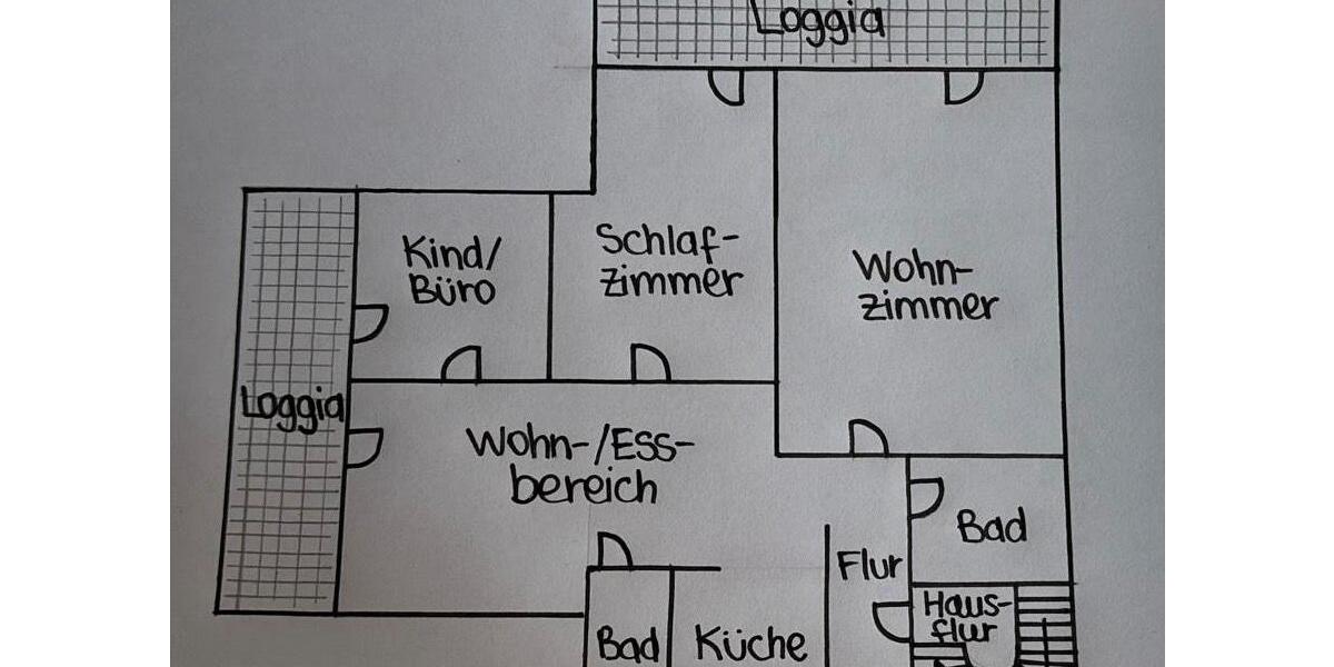 Dachgeschoßwohnung Hamminkeln - 4 Zimmer, 98 m&sup2;, 930&euro; | Angebot:25421963