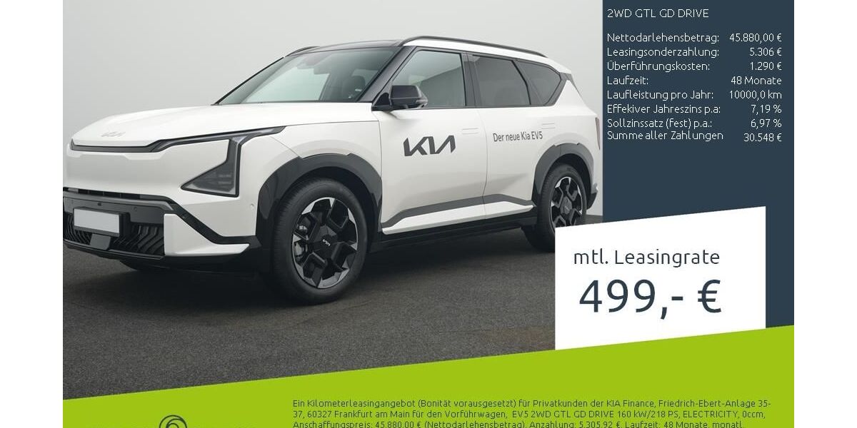 Kia EV5 3.500 km 44.989 &euro; Bocholt 46395