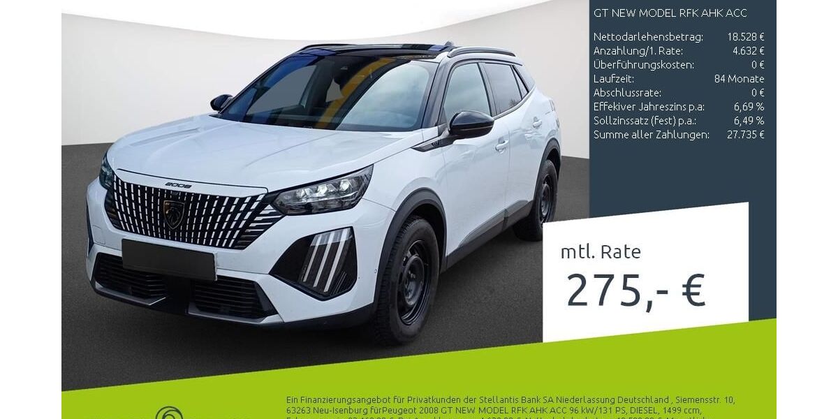Peugeot 2008 67.521 km 22.479 &euro; Borken 46325