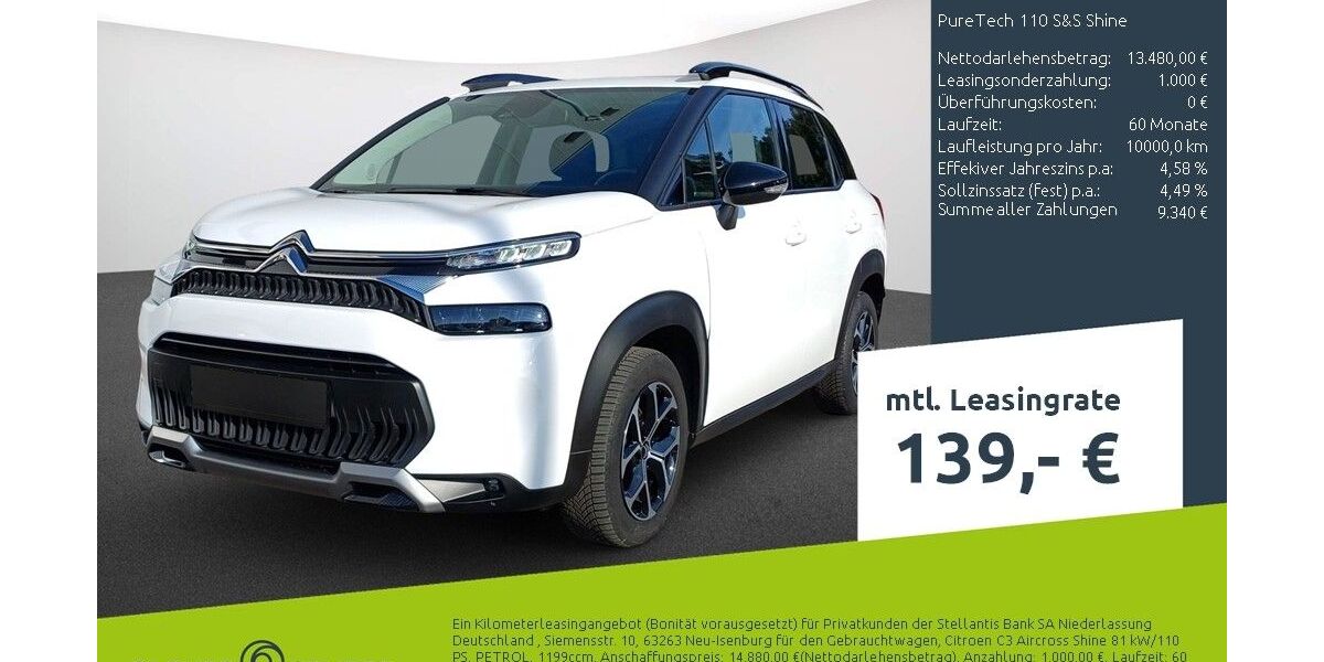 Citroen C3 Aircross 12.438 km 12.540 &euro; Borken 46325