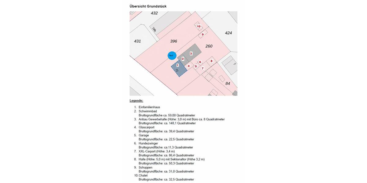 Gewerbeobjekt Voerde (Niederrhein) - 4 Zimmer, 355 m&sup2;, 950.000&euro; | Angebot:26497806