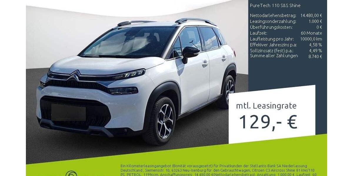 Citroen C3 Aircross 13.288 km 14.980 &euro; Borken 46325