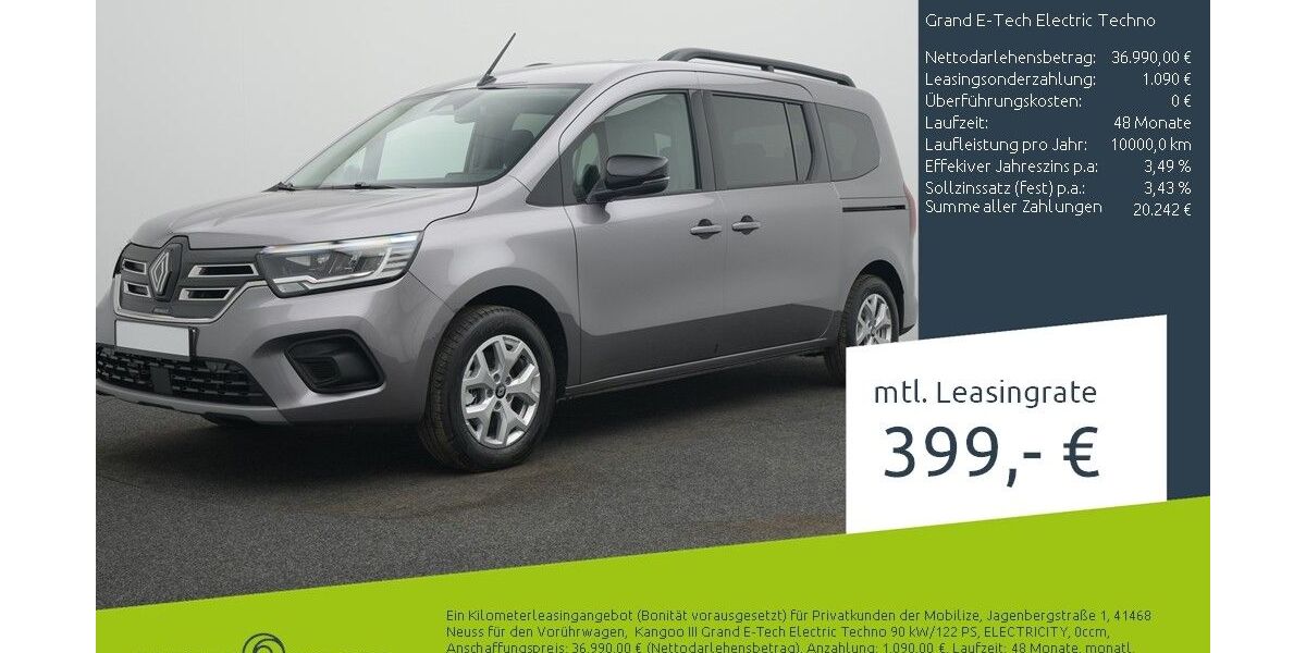 Renault Kangoo 1.500 km 35.480 &euro; Borken 46325