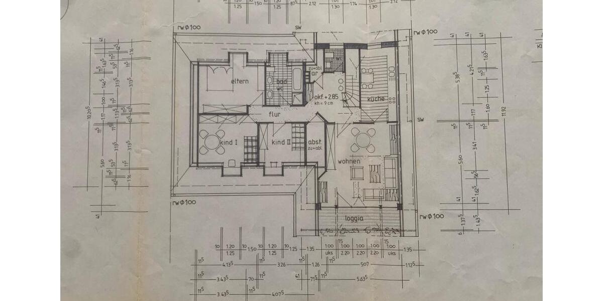 Maisonettenwohnung Velen - 4 Zimmer, 115 m&sup2;, 1.035&euro; | Angebot:25333151