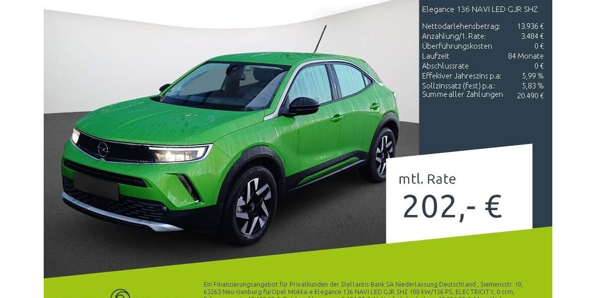 Opel Mokka-e 27.266 km 17.142 &euro; Borken 46325