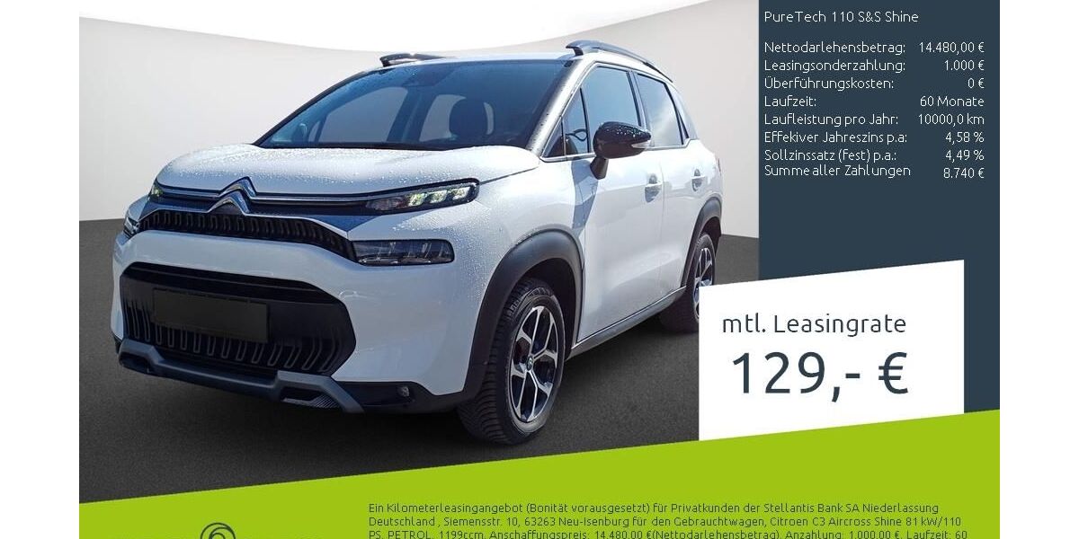 Citroen C3 Aircross 18.297 km 15.130 &euro; Borken 46325