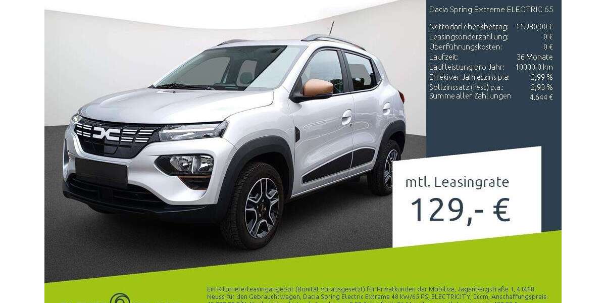 Dacia Spring 18.391 km 10.889 &euro; Borken 46325