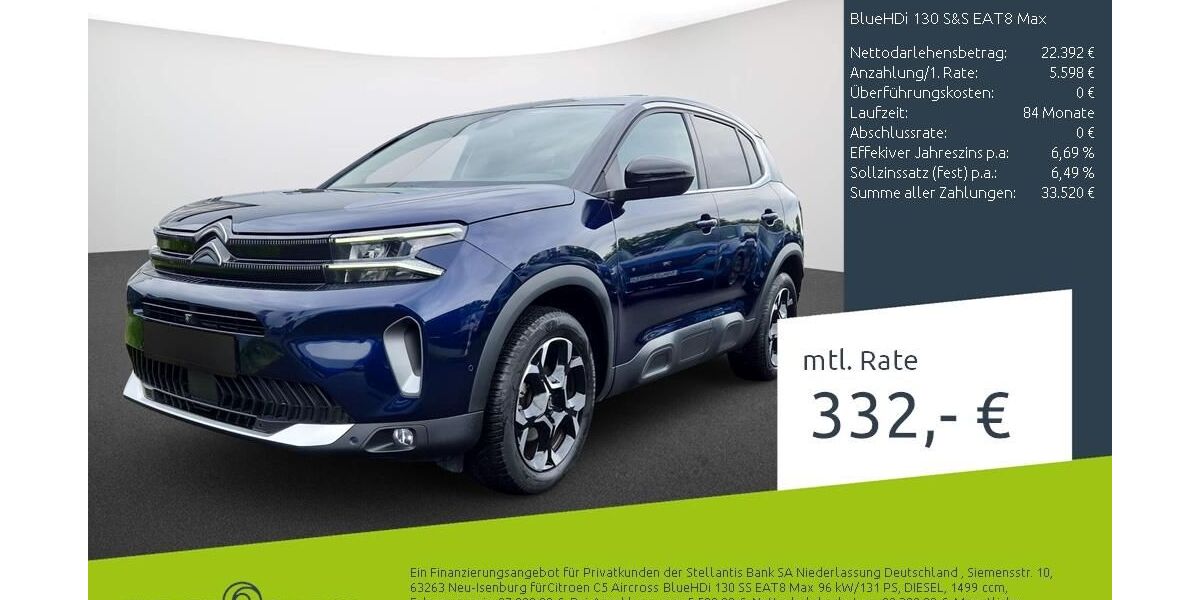 Citroen C5 Aircross 47.506 km 27.990 &euro; Borken 46325