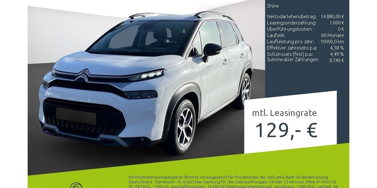 Citroen C3 Aircross 11.953 km 14.949 &euro; Borken 46325
