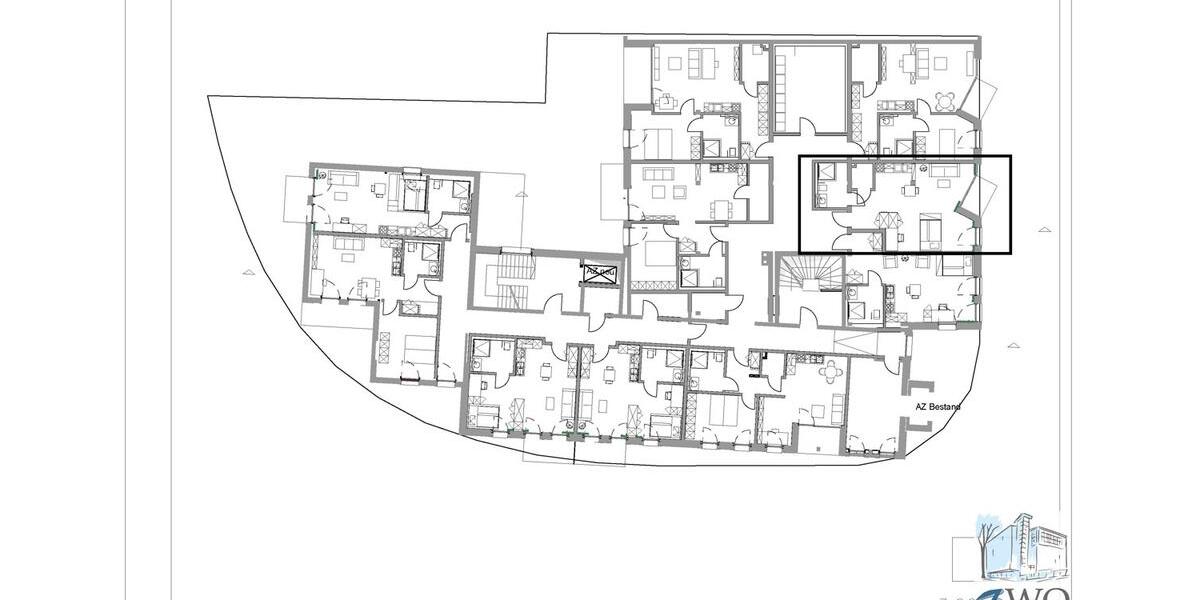 Etagenwohnung Bocholt - 1 Zimmer, 49 m&sup2;, 990&euro; | Angebot:24584250