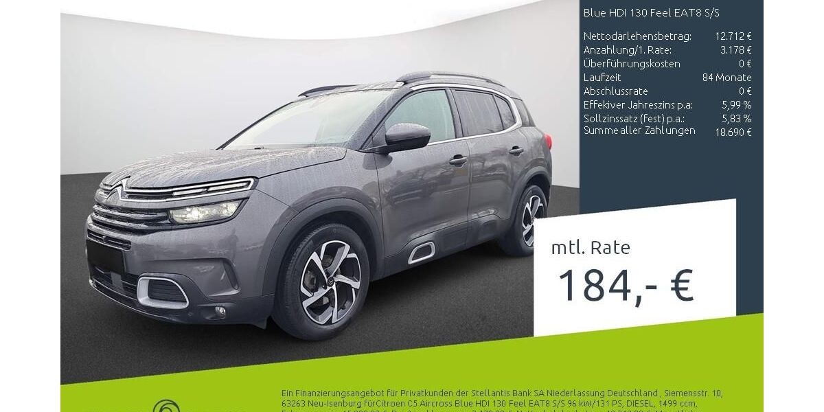 Citroen C5 Aircross 83.356 km 15.799 &euro; Bocholt 46395