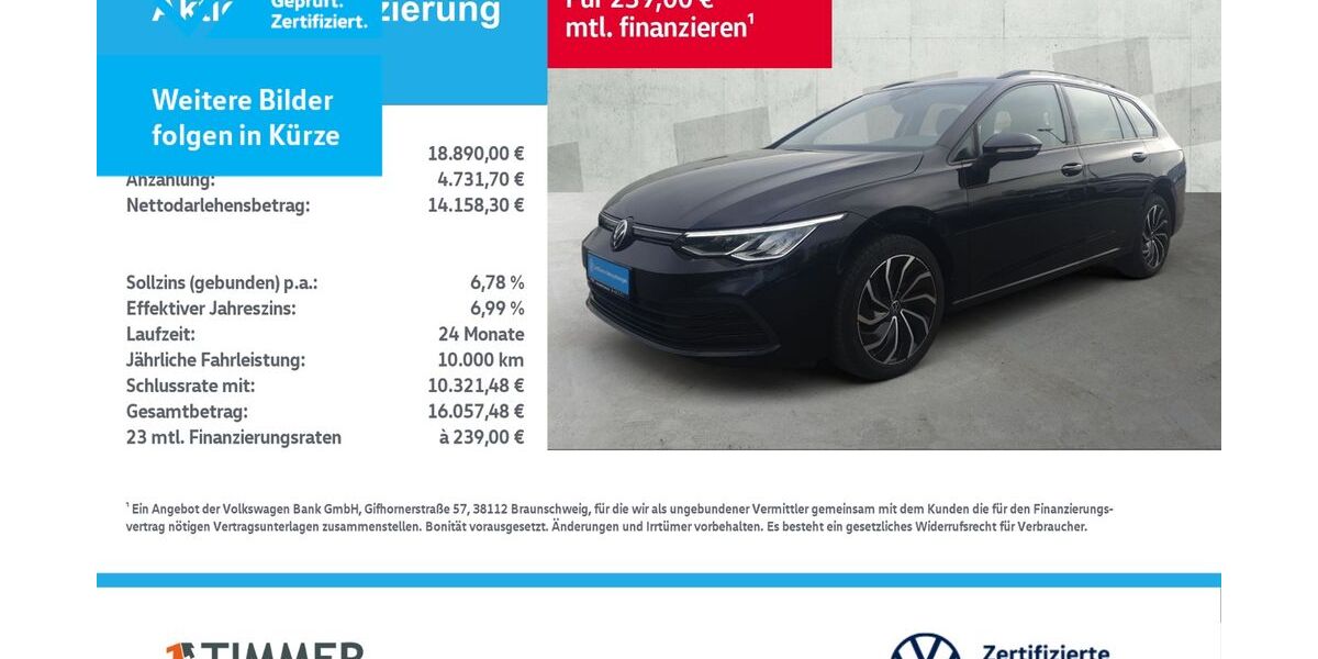 VW Golf 109.674 km 18.890 &euro; Borken 46325