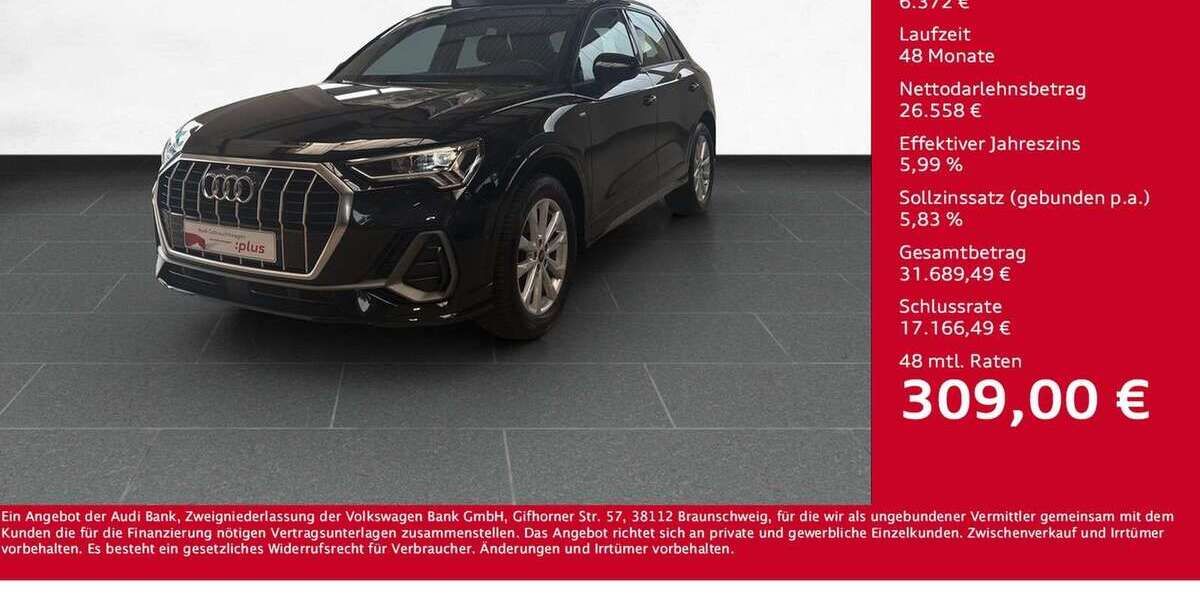 Audi Q3 64.322 km 32.930 &euro; Wesel 46485