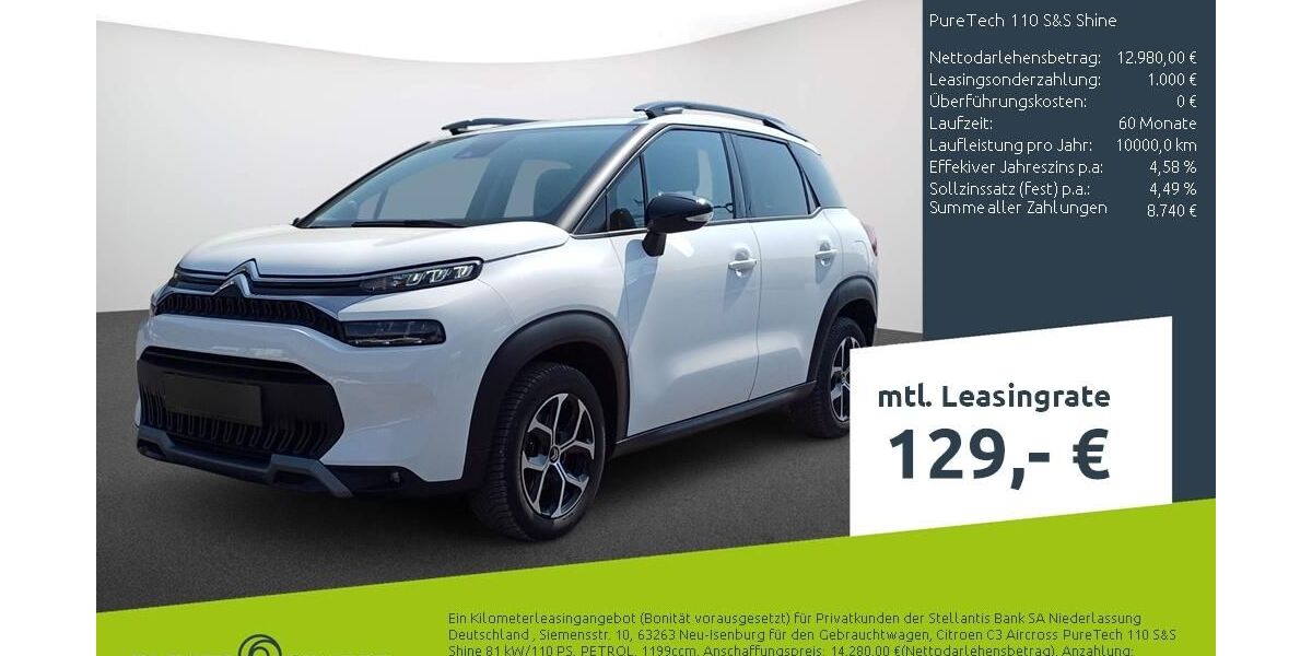 Citroen C3 Aircross 19.523 km 12.840 &euro; Borken 46325