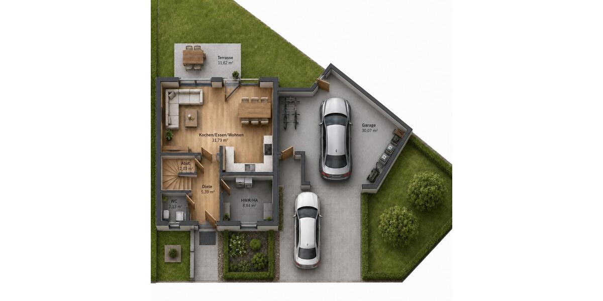 Doppelhaushälfte Südlohn - 4 Zimmer, 113 m&sup2;, 1.390&euro; | Angebot:26589031
