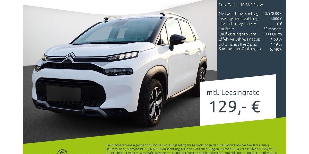 Citroen C3 Aircross 14.390 km 13.994 &euro; Borken 46325