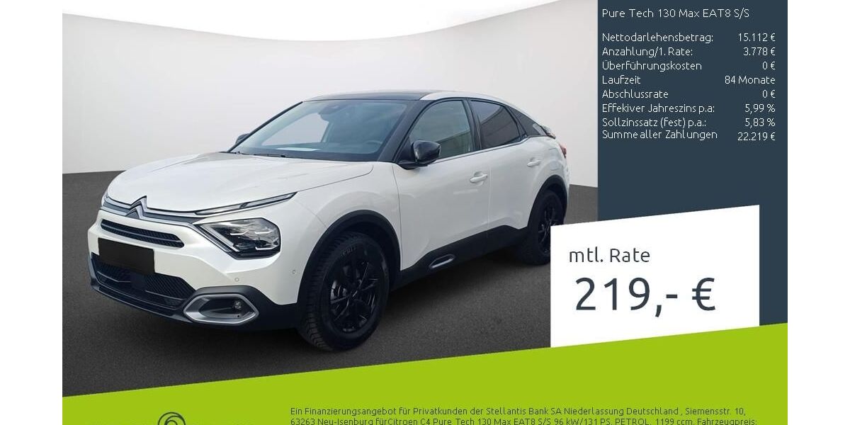 Citroen C4 24.015 km 18.989 &euro; Bocholt 46395