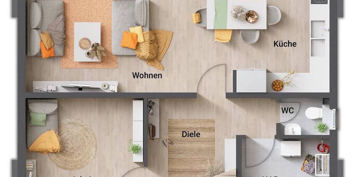 Mehrfamilienhaus, Wohnhaus Kalkar Altkalkar - 4 Zimmer, 134 m&sup2;, 271.700&euro; | Angebot:25845359