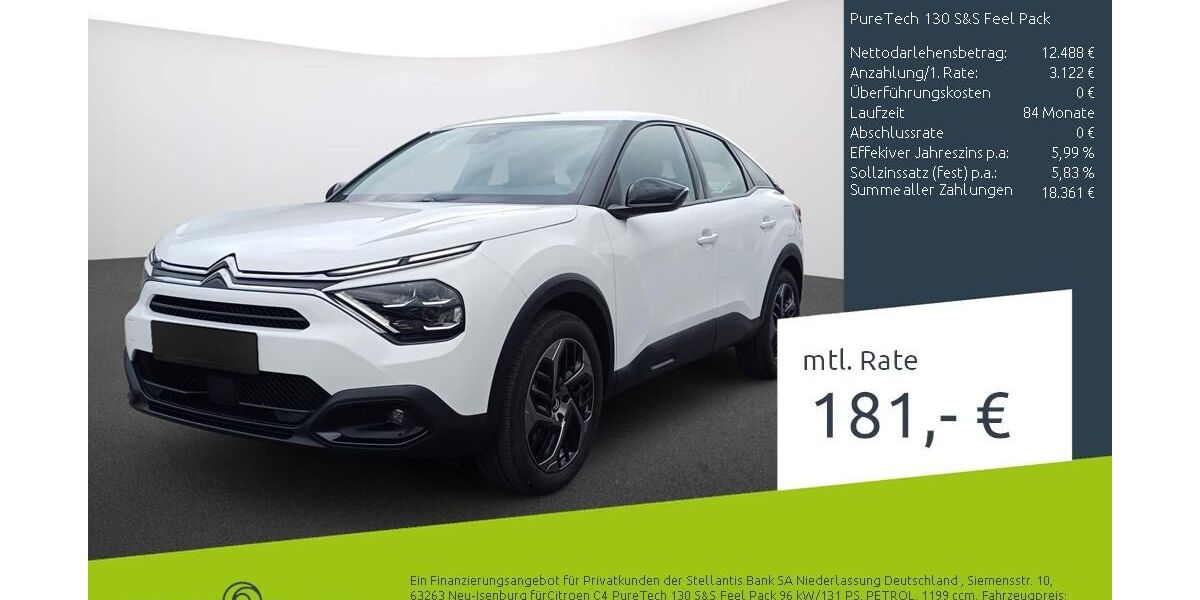 Citroen C4 27.319 km 15.610 &euro; Borken 46325