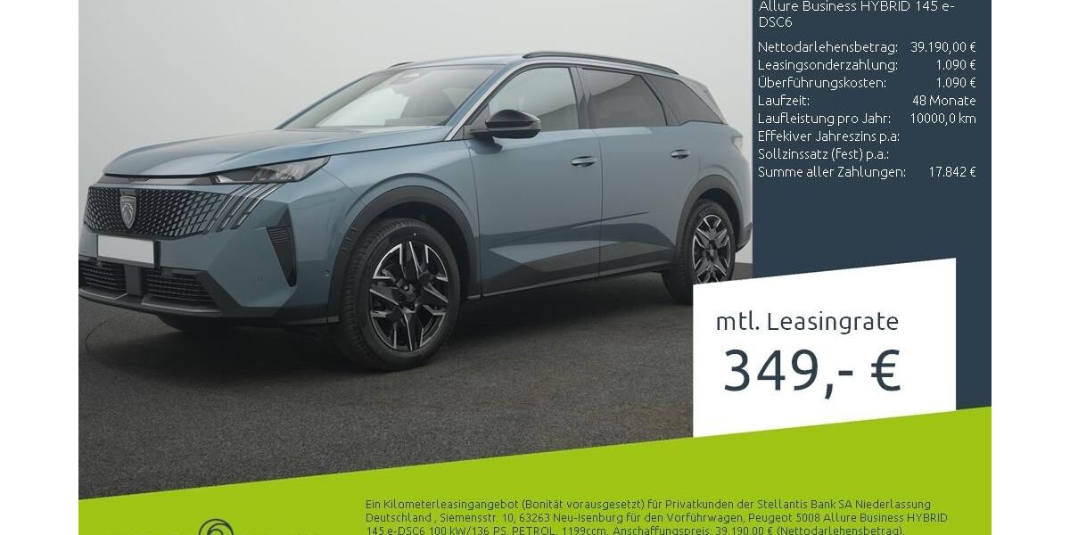 Peugeot 5008 1.500 km 39.299 &euro; Borken 46325