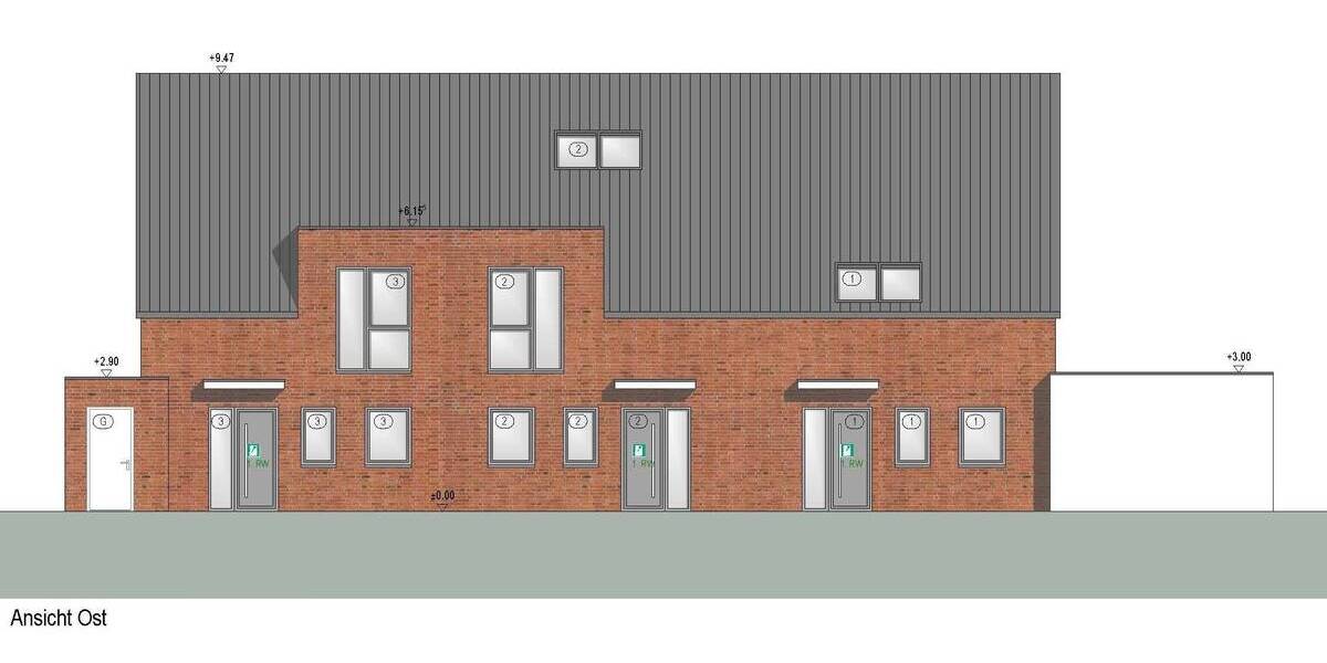 Reihenendhaus Borken Weseke - 4 Zimmer, 101 m&sup2;, 416.400&euro; | Angebot:25748442