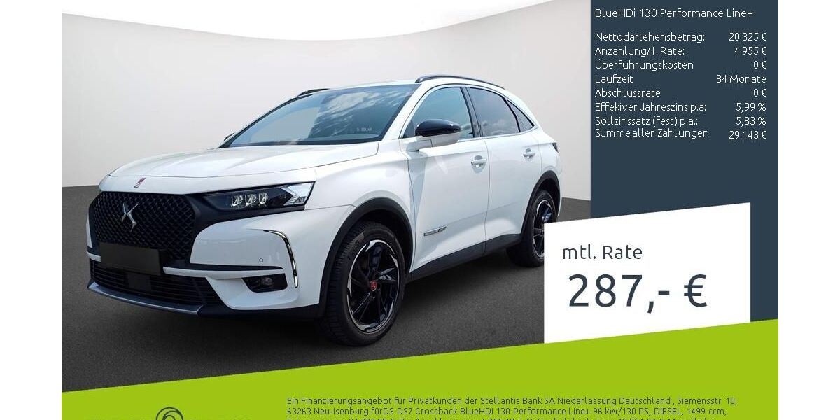 DS Automobiles DS7 (Crossback) 36.615 km 24.777 &euro; Borken 46325