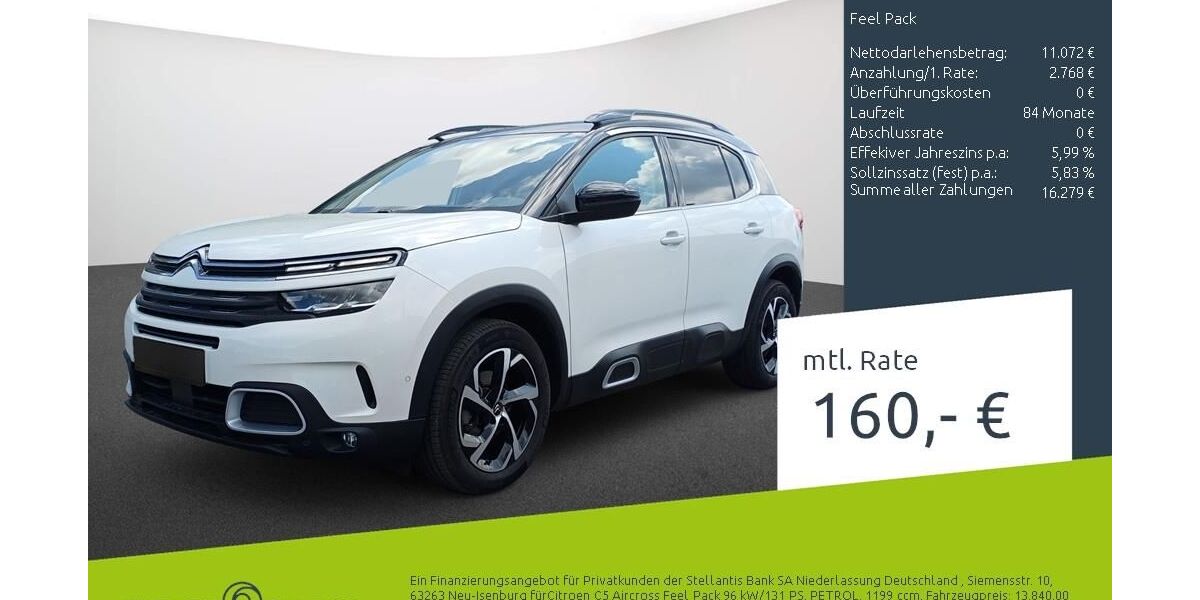 Citroen C5 Aircross 54.871 km 13.799 &euro; Bocholt 46395