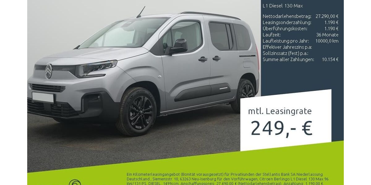 Citroen Berlingo 1.500 km 27.290 &euro; Borken 46325