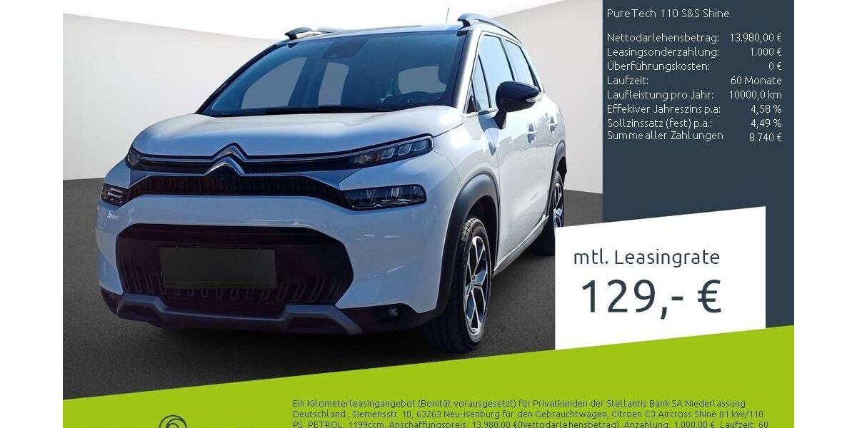 Citroen C3 Aircross 30.540 km 14.730 &euro; Borken 46325