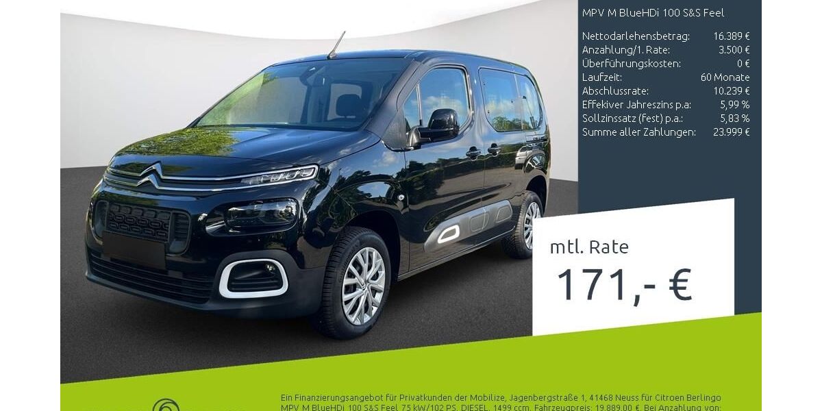 Citroen Berlingo 10.770 km 18.949 &euro; Borken 46325