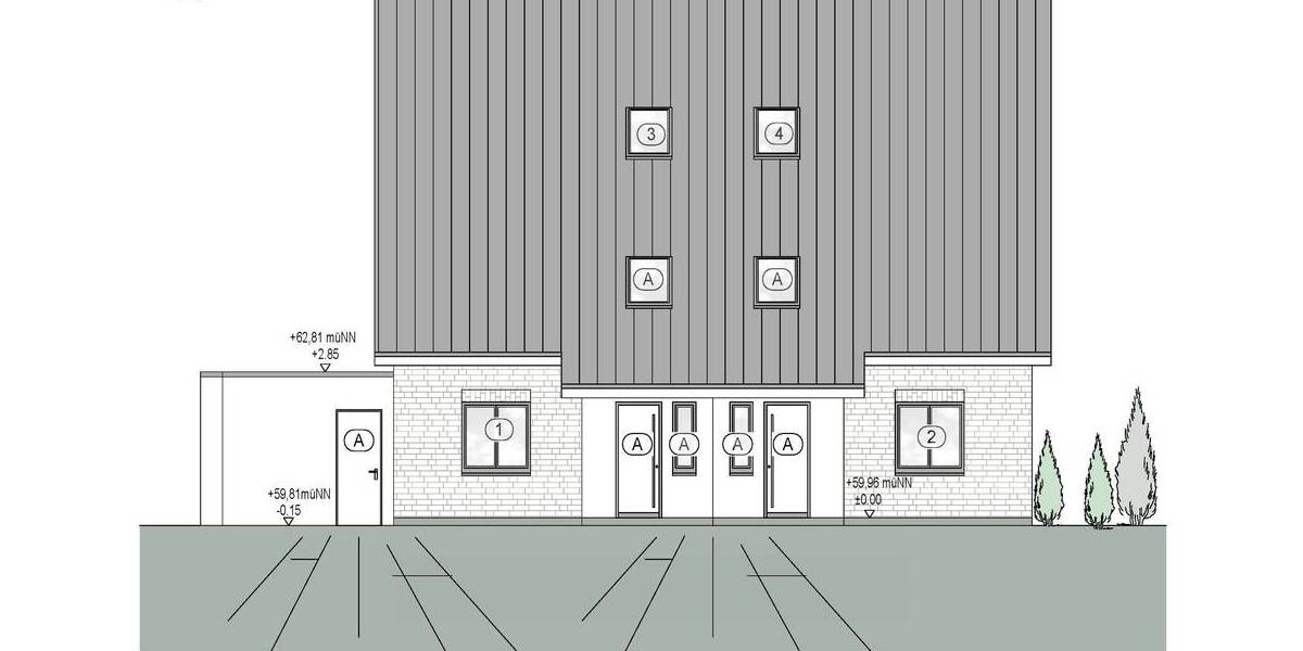 Terrassenwohnung Gescher - 2 Zimmer, 67 m&sup2;, 251.000&euro; | Angebot:25779979