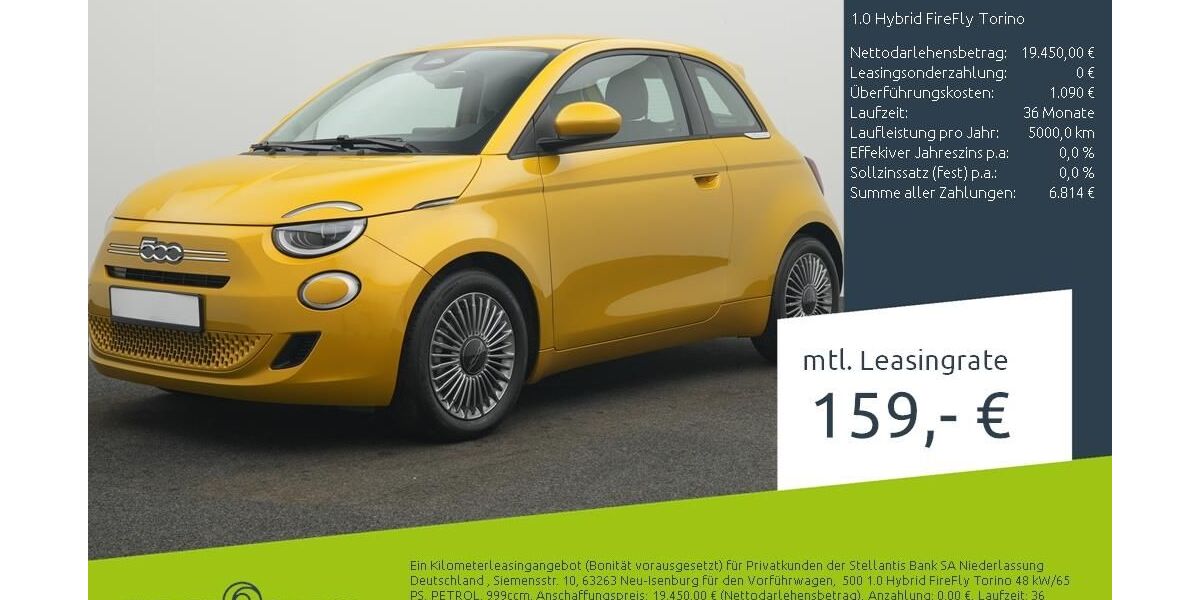 Fiat 500 2.000 km 17.250 &euro; Borken 46325