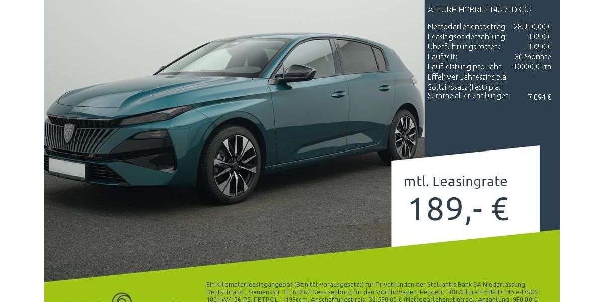 Peugeot 308 6.500 km 28.990 &euro; Borken 46325