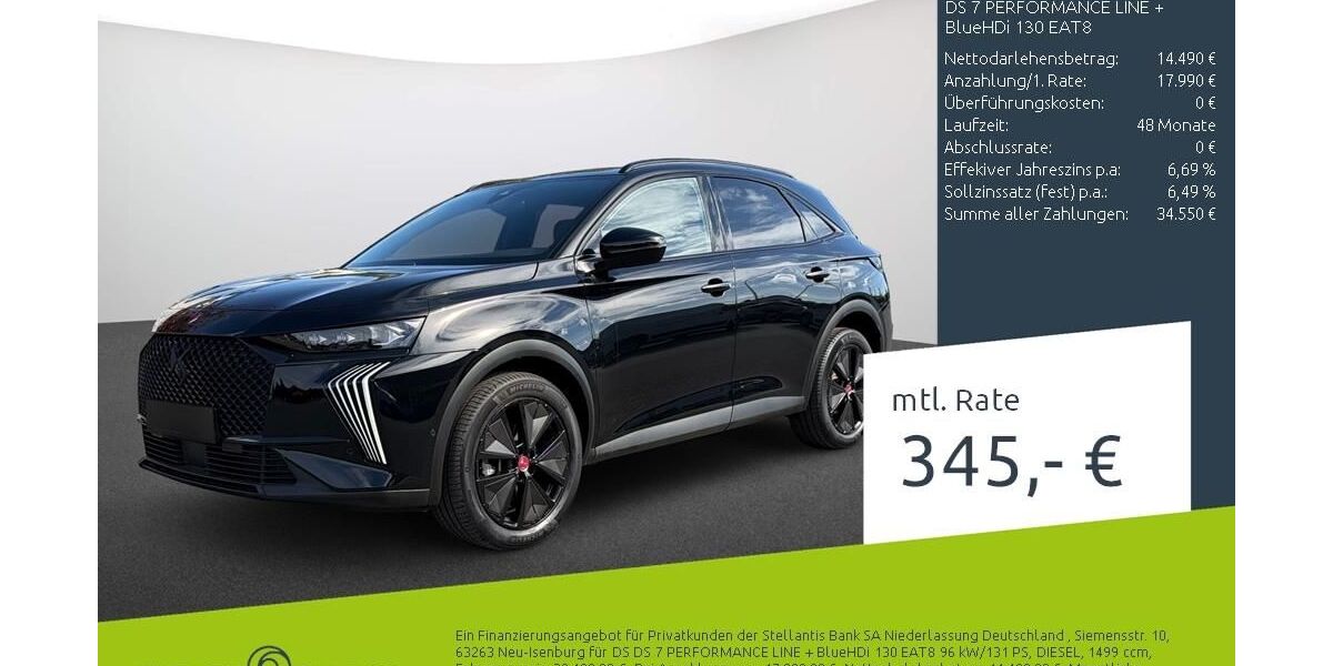 DS Automobiles DS7 (Crossback) 10.405 km 32.480 &euro; Borken 46325