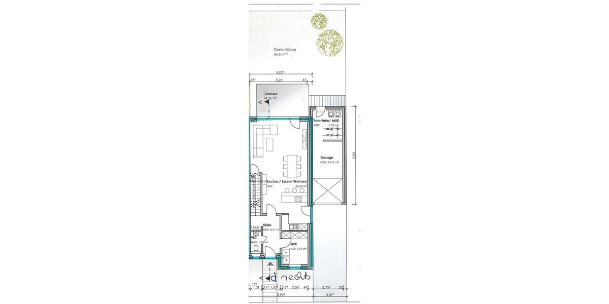 Doppelhaushälfte Südlohn - 4 Zimmer, 146 m&sup2;, 1.380&euro; | Angebot:26664405