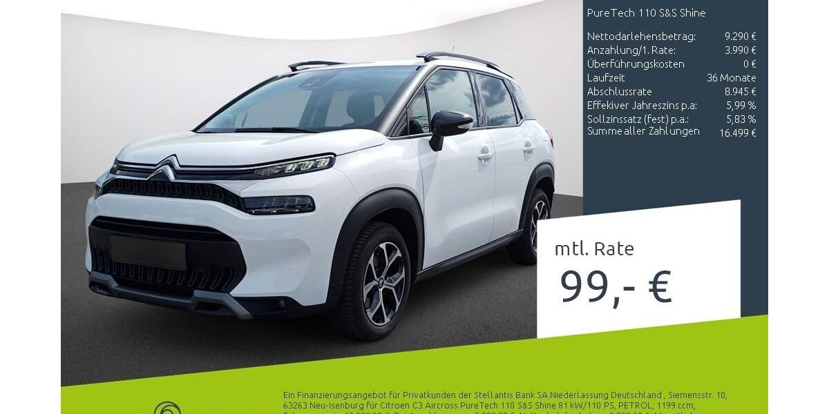 Citroen C3 Aircross 66.597 km 12.478 &euro; Borken 46325