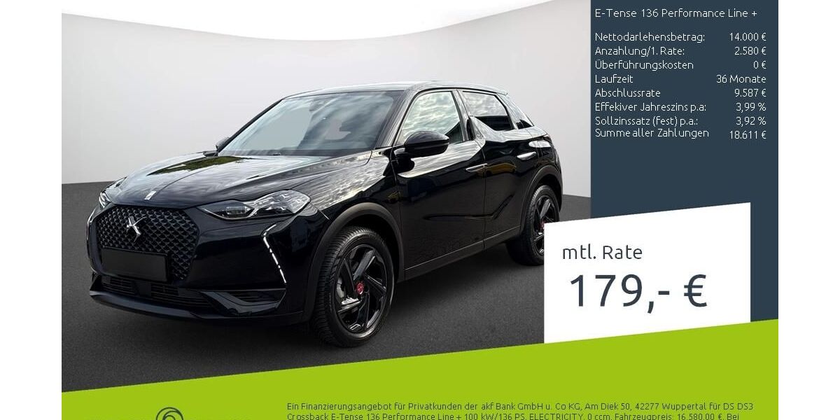 DS Automobiles DS3 Crossback 36.700 km 17.249 &euro; Borken 46325